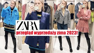 WYPRZEDAŻOWE ŁOWY 😍 ZARA PRZEGLĄD I MIERZYMY ZIMA 2023 [upl. by Brouwer]