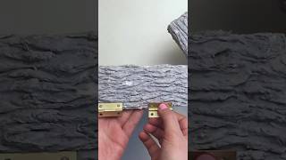 DIY Beautiful Box Paper Mache  Tree bark imitation idea [upl. by Eenel]