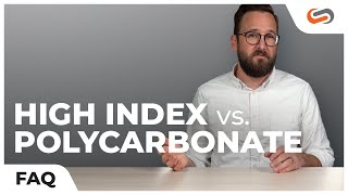 High Index Lenses VS Polycarbonate  SportRx [upl. by Piselli]