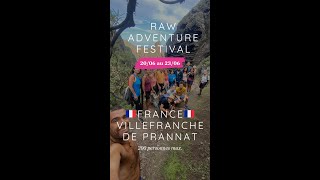 Video lancement Festival Raw Adventure [upl. by Asante]