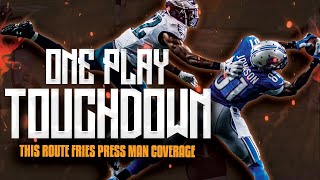 BLOW BY Press Man Coverage for Touchdowns in Madden 24 [upl. by Odareg]