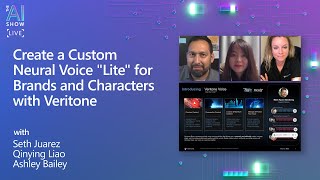 The AI Show Ep 56  Create a Custom Neural Voice quotLitequot for Brands and Characters with Veritone [upl. by Mosera]