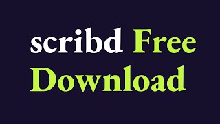 How To Download Document From Scribd for free  Scribd pdf Download  Scribdcom [upl. by Zubkoff]