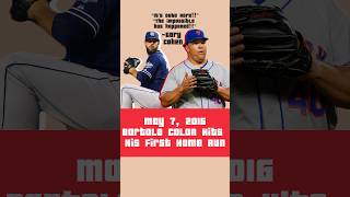 Flashback Bartolo Colon Hits The First Home Run of His Career  Gary Cohen Can’t Believe it shorts [upl. by Odirfliw181]