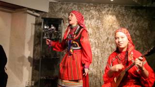 RUSSIAN TRADITIONAL SINGING amp BALALAIKA PERFORMANCE OSLO 30012015 [upl. by Eahcim]