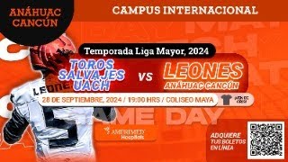 LEONES ANÁHUAC CANCÚN VS TOROS SALVAJES UACH [upl. by Thurlough]