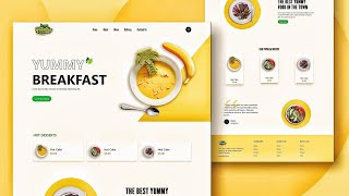 🔥Modern Animated Restaurant Website using ReactJS  Tailwind  FramerMotion  Food website design [upl. by Anatollo]