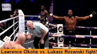 Lawrence Okolie vs Lukasz Rozanski fight highlights Okolie knockout Rozanski [upl. by Angrist601]