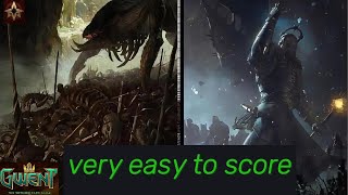 GWENT The Witcher Card Game l Arachnas deck easy to score [upl. by Sandon]