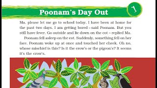 EVS Class 3  Ch 1  Poonam’s Day Out  Animals that can fly crawl hop walk [upl. by Adnohs]