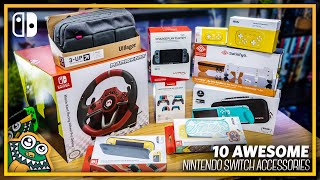 10 AWESOME Nintendo Switch Accessories  HAULED  Ep9  List and Overview [upl. by Ojyllek]