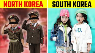 Difference Between North Korea And South Korea [upl. by Sheri]