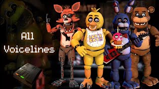 C4D FNaF 1 Gameplay With Movie Animatronics [upl. by Nomae]