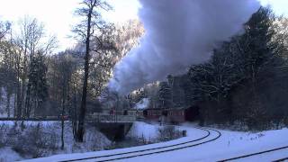 Sonne Dampf und Schnee im Harz [upl. by Nason]