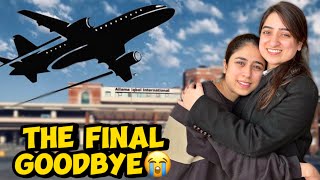 Amna ko Airport drop kiya 🥺  Sb Emotional ho gye 😭 [upl. by Latona]