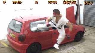 REAL LIFE Street Fighter Car Bonus Stage [upl. by Chuch122]