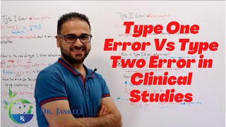 Type One Error Versus Type Two Error Clinical Study Statistics [upl. by Noby]