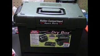 MTM Case Gard Sportsmans Plus Utility Dry Box initial review [upl. by Ecydnac]