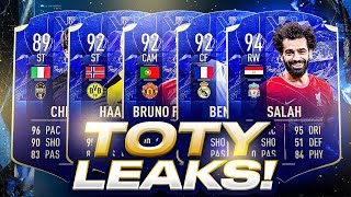 TOTY HONOURABLE MENTIONS LEAKED FIFA 22 [upl. by Ilehs]