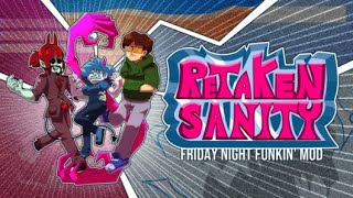 Friday Night Funkin  Retaken Sanity Vs Starving Artist Part 2 FNF MODS [upl. by Neel470]