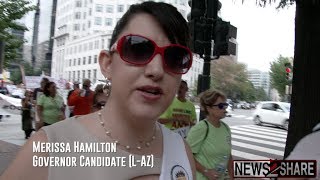 Merissa Hamilton Interview at Million Parent March [upl. by Reich971]