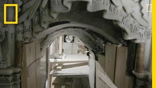 EXCLUSIVE A Closer Look Inside Christs Unsealed Tomb  National Geographic [upl. by Eilujna]