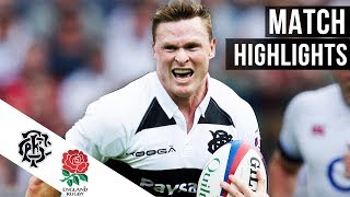 England 4563 Barbarians  Ashton Scores HatTrick As BaaBaas Hit 9  Highlights  2018 [upl. by Aissila]