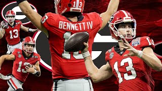 Stetson Bennett IV Highlights  Full Career Highlights  Georgia Bulldogs  QB  2019  2022 [upl. by Naimerej]