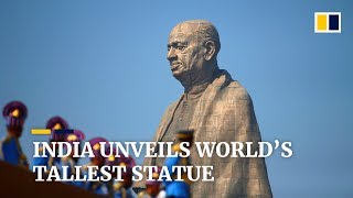 India unveils world’s tallest statue [upl. by Ax]