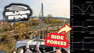 Silver Star Front Row GForce Ride im Europa Park 2024  Onride POV [upl. by Crist]