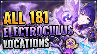 ALL 181 Electroculus Locations Part 2 TIMESTAMPS  DETAILED GUIDE Genshin Impact Watatsumi Seirai [upl. by Giles]