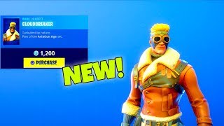 NEW CLOUDBREAKER amp WINGTIP Skins New Item Shop Fortnite Battle Royale [upl. by Barbur]