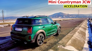 2023 Mini Countryman JCW acceleration 0100 14 mile 60100 80120  ALL4  GPS results [upl. by Hoffer624]