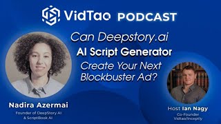 Can DeepStory AI Script Generator Create Your Next BlockbusterInterview with founder Nadira Azermai [upl. by Yadnus]