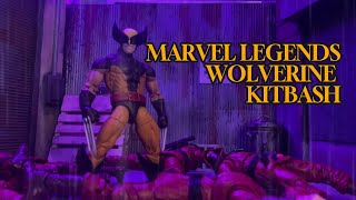 Marvel Legends Wolverine Kitbash and Mezco head swap [upl. by Brunell]