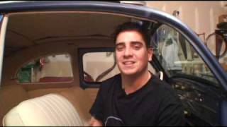 Classic VW Beetle Bug How to Install Center Ragtop Headliner [upl. by Aiciruam]