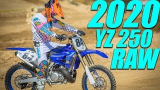 2020 Yamaha YZ250 2 Stroke RAW  Motocross Action Magazine [upl. by Eybbob]