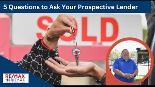 5 Questions to Ask Your Lender Before Buying a Home [upl. by Risan]