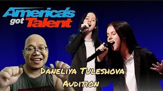 Reaction  Daneliya Tuleshova Sings Tears of Gold  Americas Got Talent 2020 Audition [upl. by Incrocci]