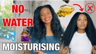 Are oils MOISTURISING Moisturising natural hair WITHOUT WATER [upl. by Bowyer]