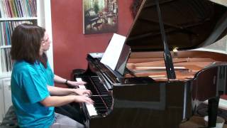 JS Bach Siciliano 1 piano 4 hands [upl. by Nereids]