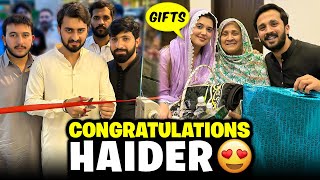 Congratulations Haider for New Beginning🤲🏻Gifts From Kanwal Zulqarnain🎁 [upl. by Ahsan392]