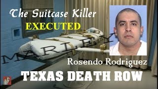 Texas Death Row Records Rosendo Rodiguez 2018 [upl. by Eerpud359]