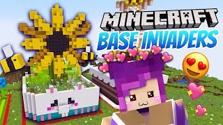 The CUTEST Minecraft Bases  Base Invaders w LDShadowlady Aphmau amp LaurenZSide [upl. by Islaen]