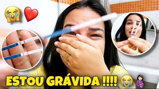 ESTOU GRÃVIDA  ðŸ˜­ðŸ¤°ðŸ»DESCOBRINDO A GRAVIDEZ COM 2 DIAS DE ATRASO â¤ï¸ VAMOS TER UM FILHO [upl. by Dessma120]