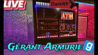 LIVE  JE SUIS LE VENDEUR DARME LE PLUS CHIANT DE CETTE VILLE  GMOD DARK RP [upl. by Hildegarde]