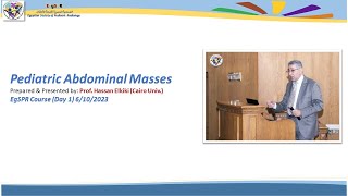 Pediatric Abdominal Masses [upl. by Alamaj]