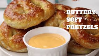 The BEST Homemade Soft Pretzels Recipe [upl. by Lindy]