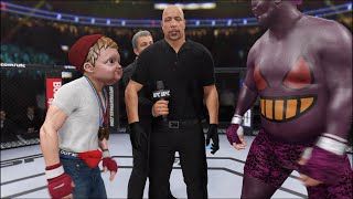 Hasbulla vs Gengar Pokemon  EA Sports UFC 4  Crazy UFC 👊🤪 [upl. by Shutz]