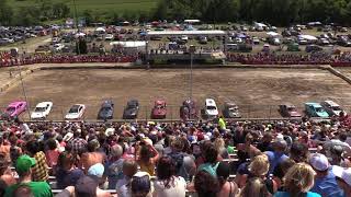 RACINE COUNTY FAIR DEMOLITION DERBY QUALIFIER 2 [upl. by Nivalc]